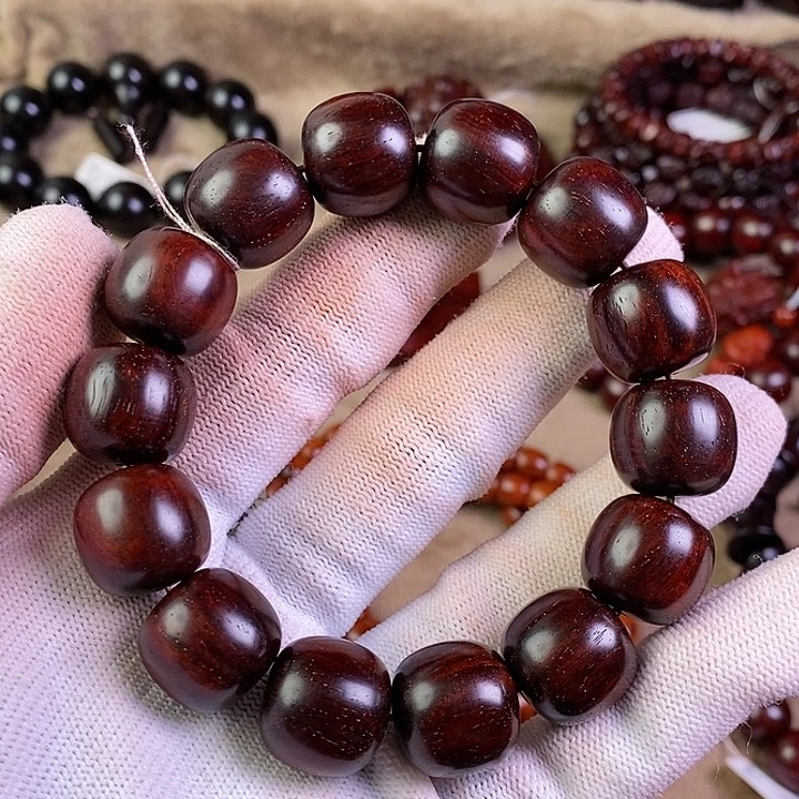 小叶紫檀手串/手链无胶无蜡15✖️16老型