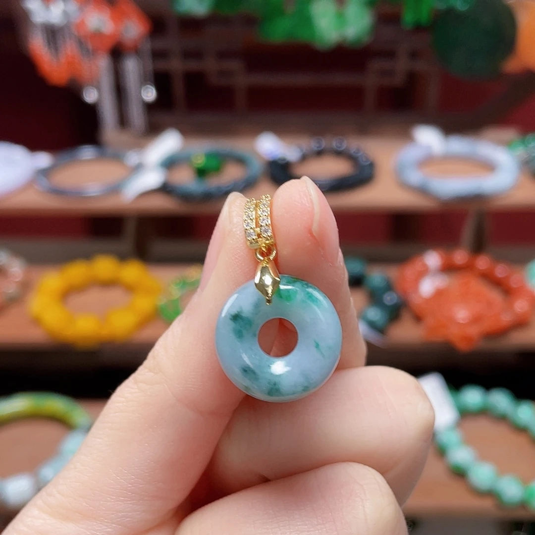 翡翠未镶嵌手链饰品