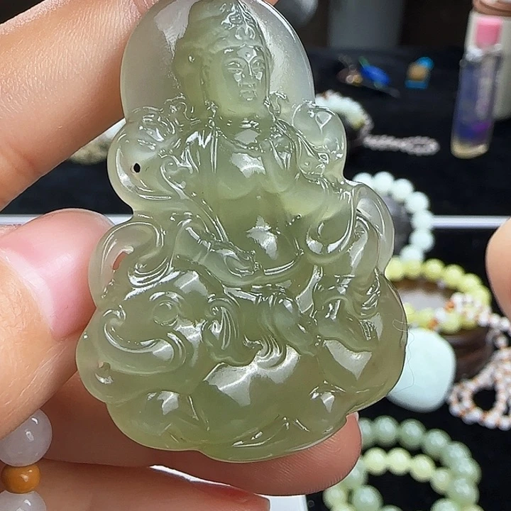 和田玉挂件未镶嵌定制发货