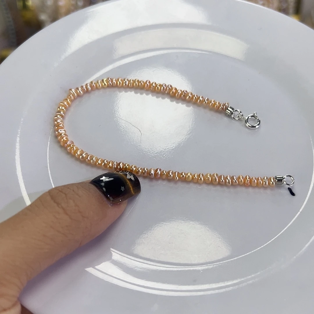 淡水珍珠手绳钛钢