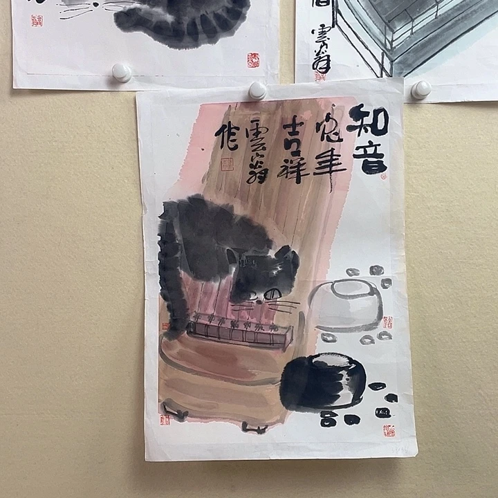 国画知音兔年吉祥