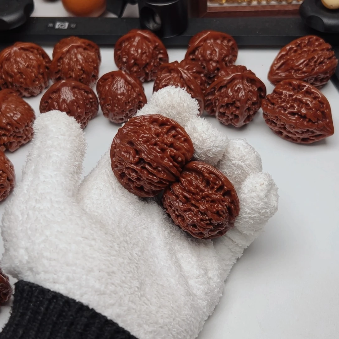 木***制吊坠文玩核桃四座楼核桃