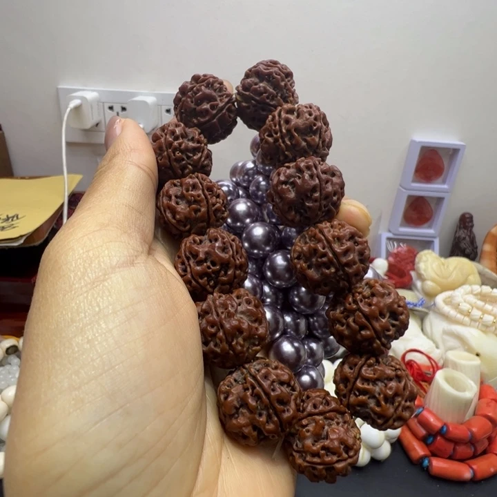 木质磁石1.2紫珠手串