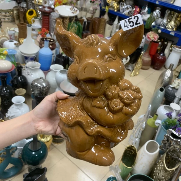 452陶瓷摆件高28宽18