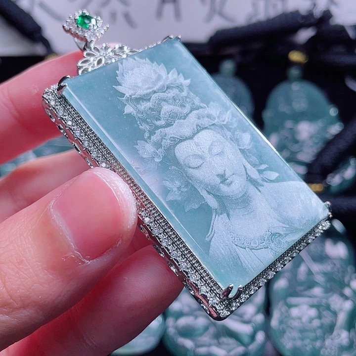 翡翠颈饰未镶嵌999999999