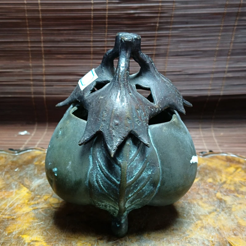 4-2.6博2.4铜制熏香炉摆件（磨痕）茶周边礼品香道具价格私询