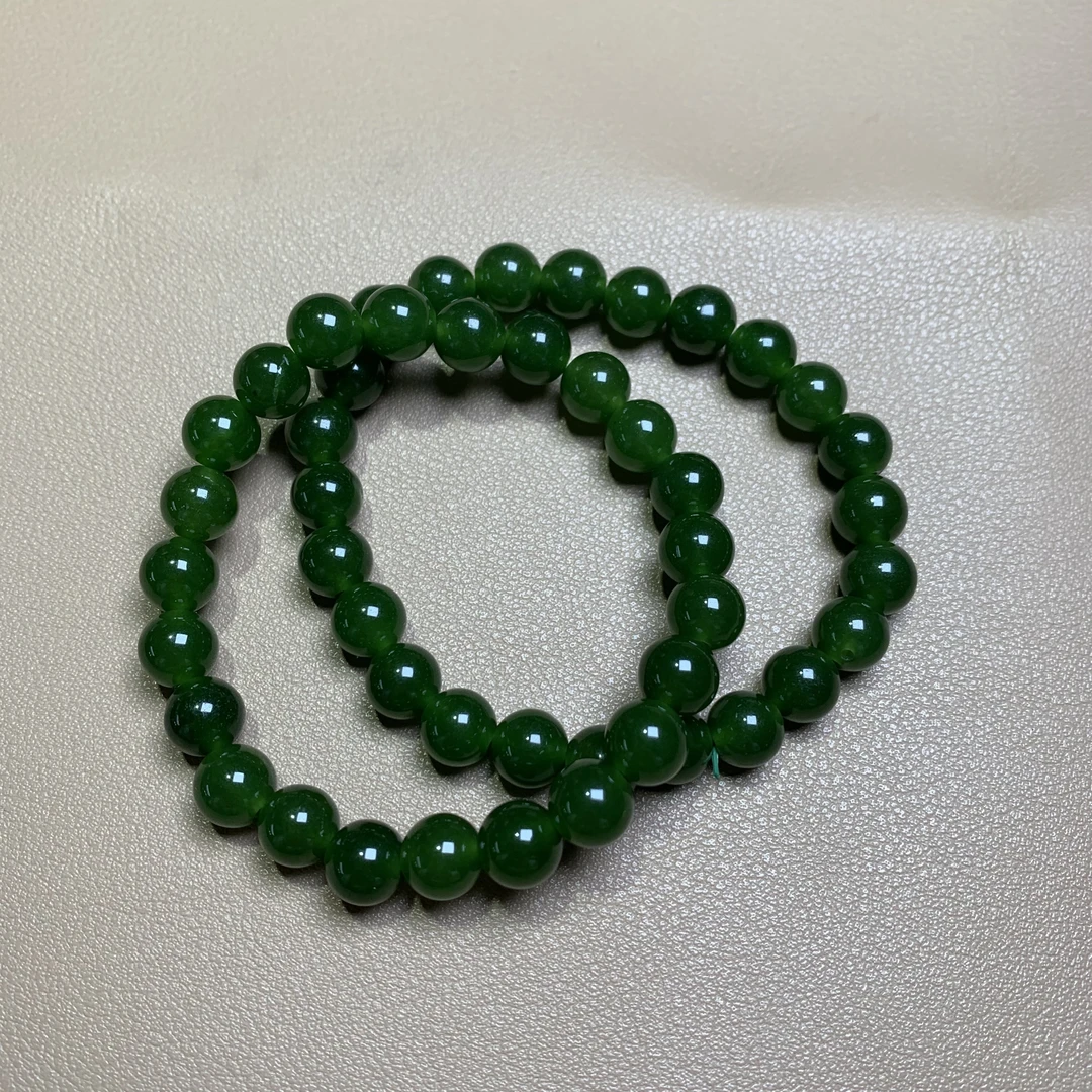 【现场收货】 天然特级北极玉手串   多样性发货发一件  yh/01