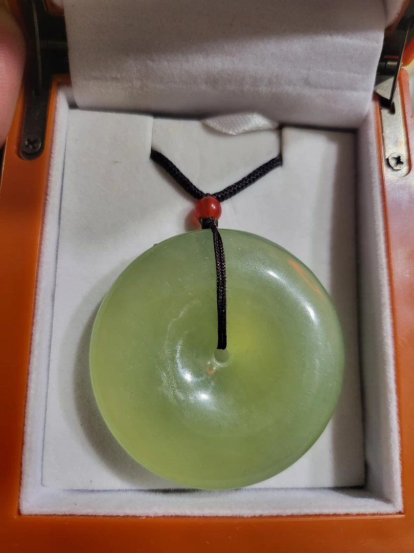 蛇纹石玉未镶嵌多样性发一个平安扣