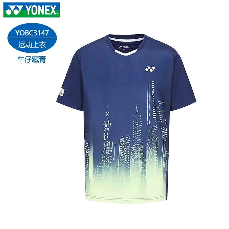 YONEX/尤尼克斯【特】YOBC3147CR通款牛仔文化衫(上海羽毛球公开赛)