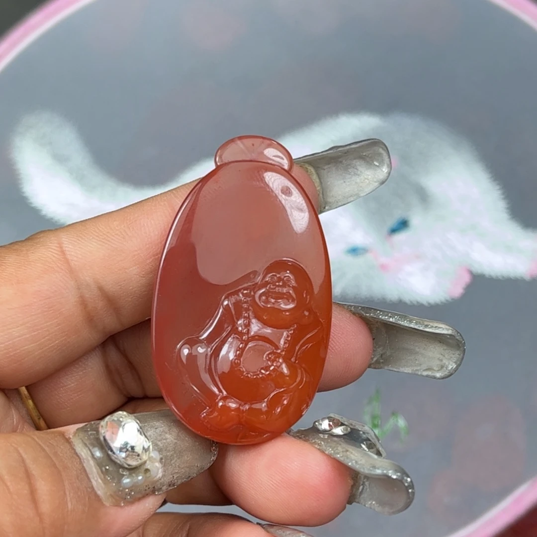 南红玛瑙未镶嵌吊坠