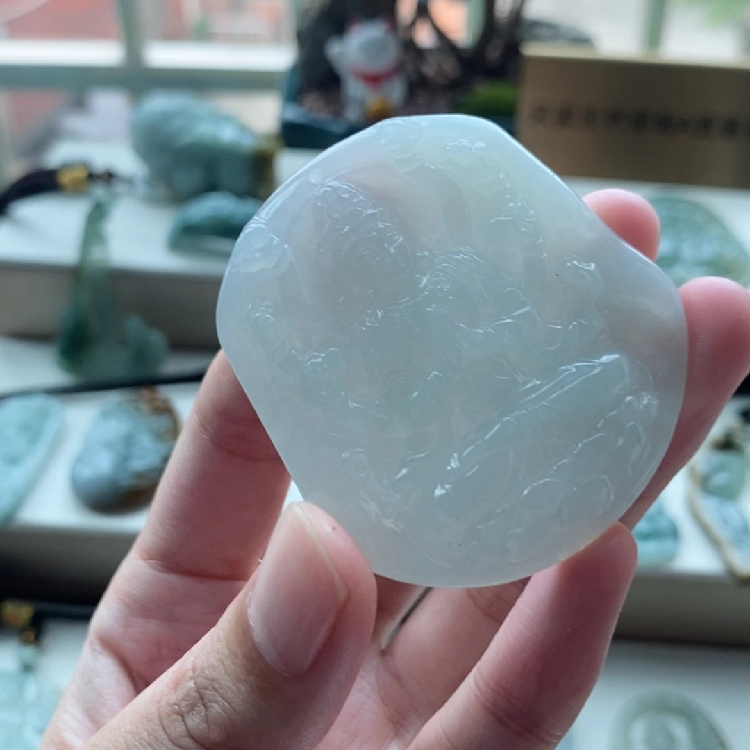 【闪购商品】颈饰未镶嵌翡翠天然缅甸A货翡翠