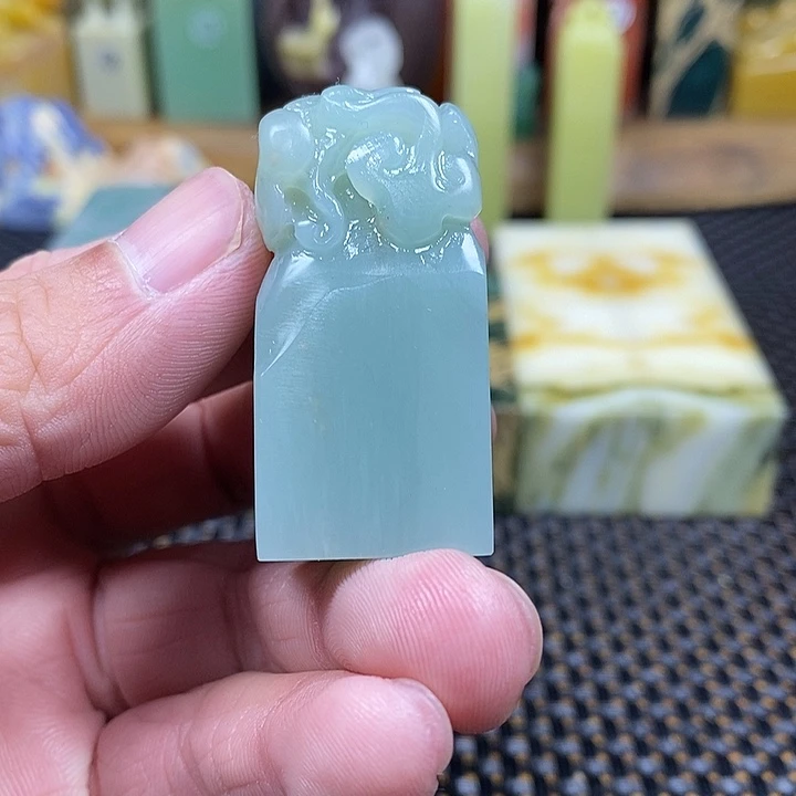 印石青田石云南天青