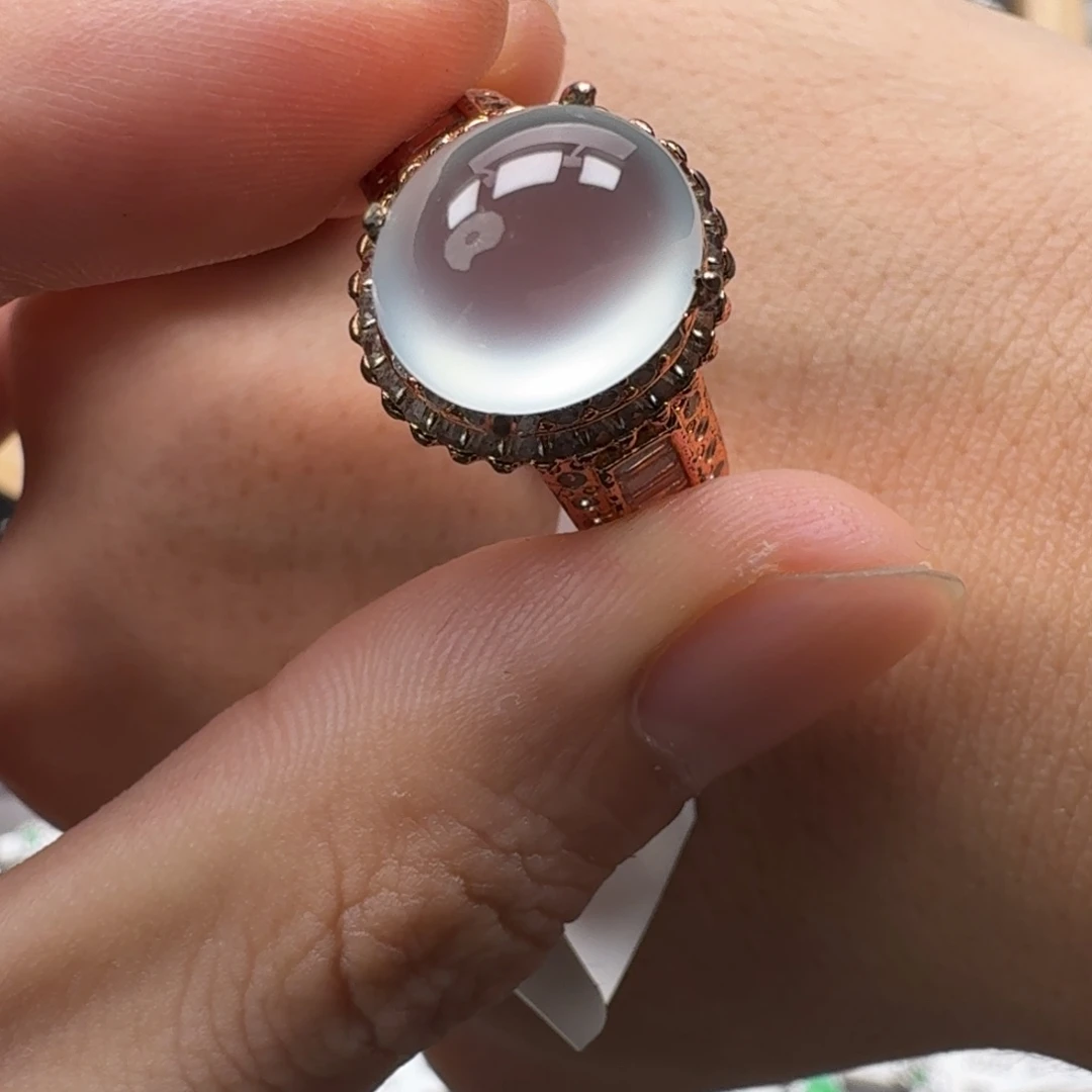 翡翠未镶嵌戒指天然缅甸翡翠A货