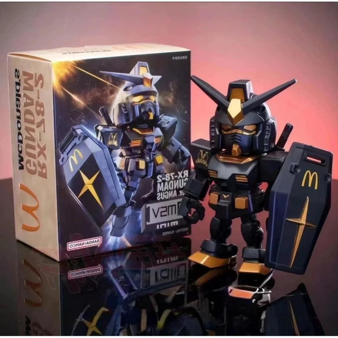 麦当当2025联名高达系列限量爆款周边手办玩具电脑桌摆件公仔LQ