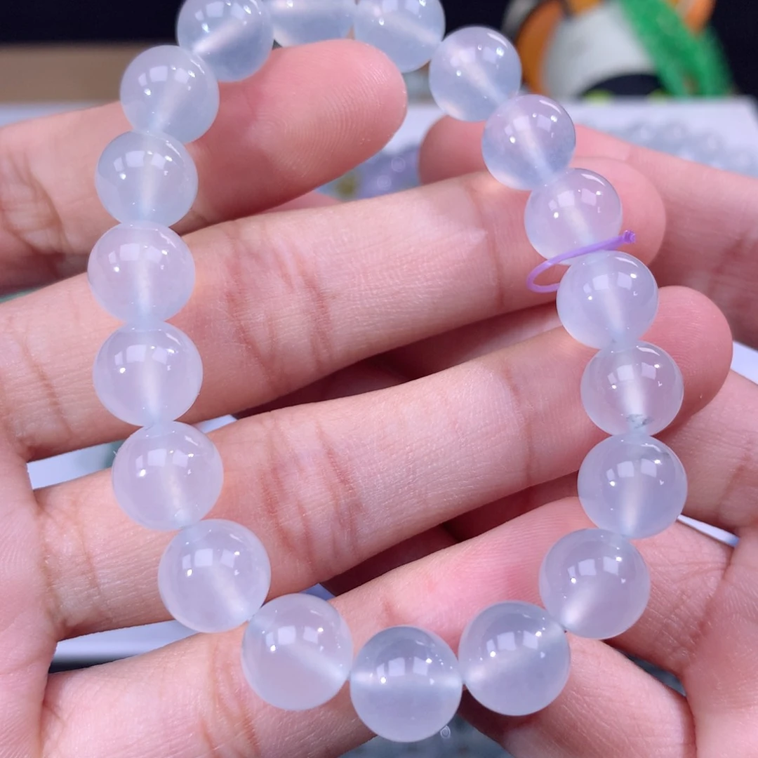 翡翠手链未镶嵌卡10m m