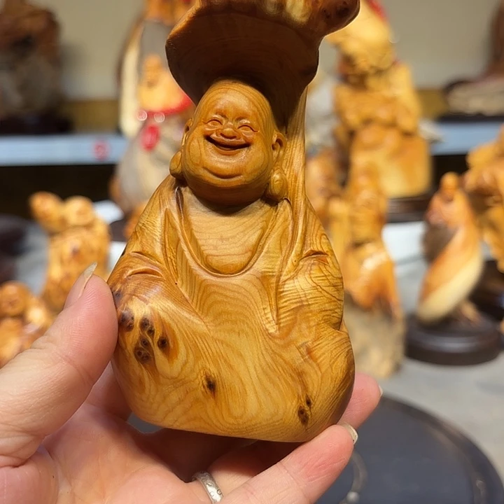 柏木太行崖柏弥勒佛瘤疤