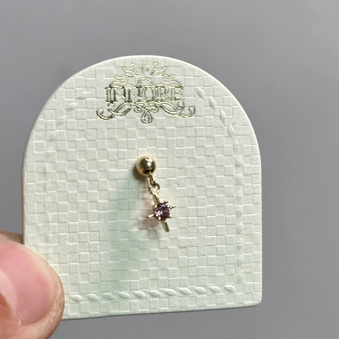 合金耳饰 耳骨钉 星星滴溜