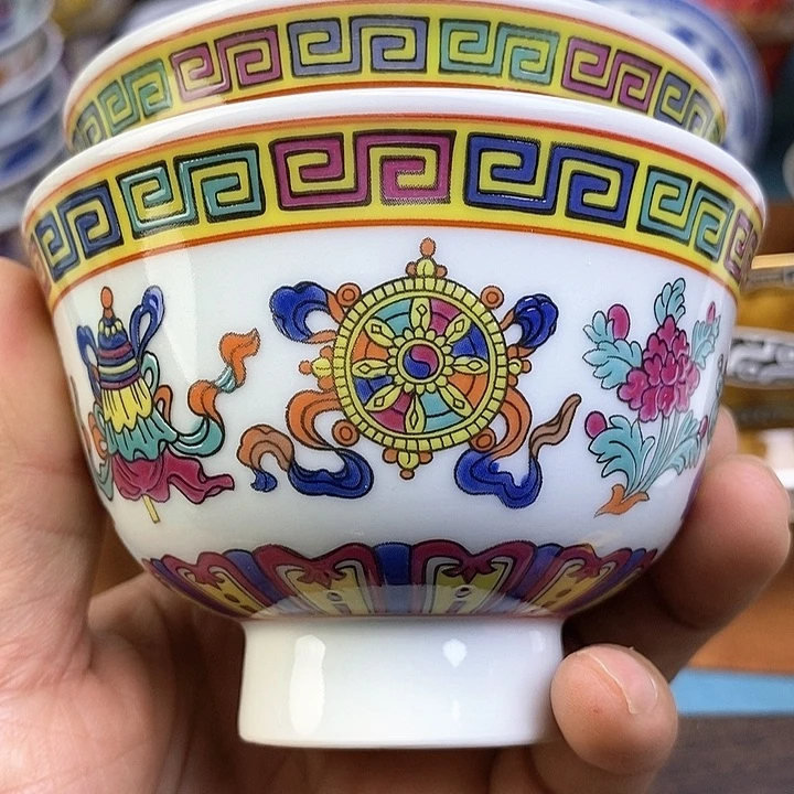 景德镇陶瓷藏式茶碗