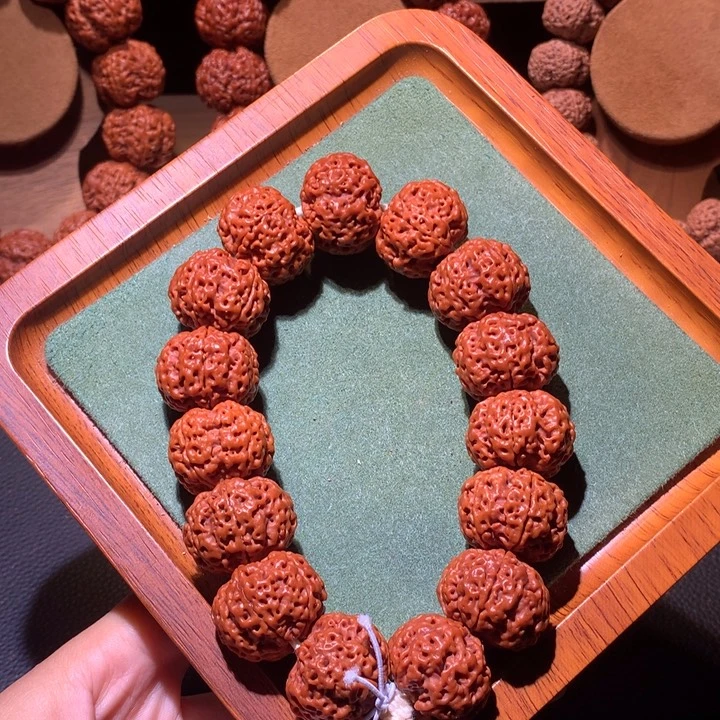 手串金刚菩提22+定制款五星双龙