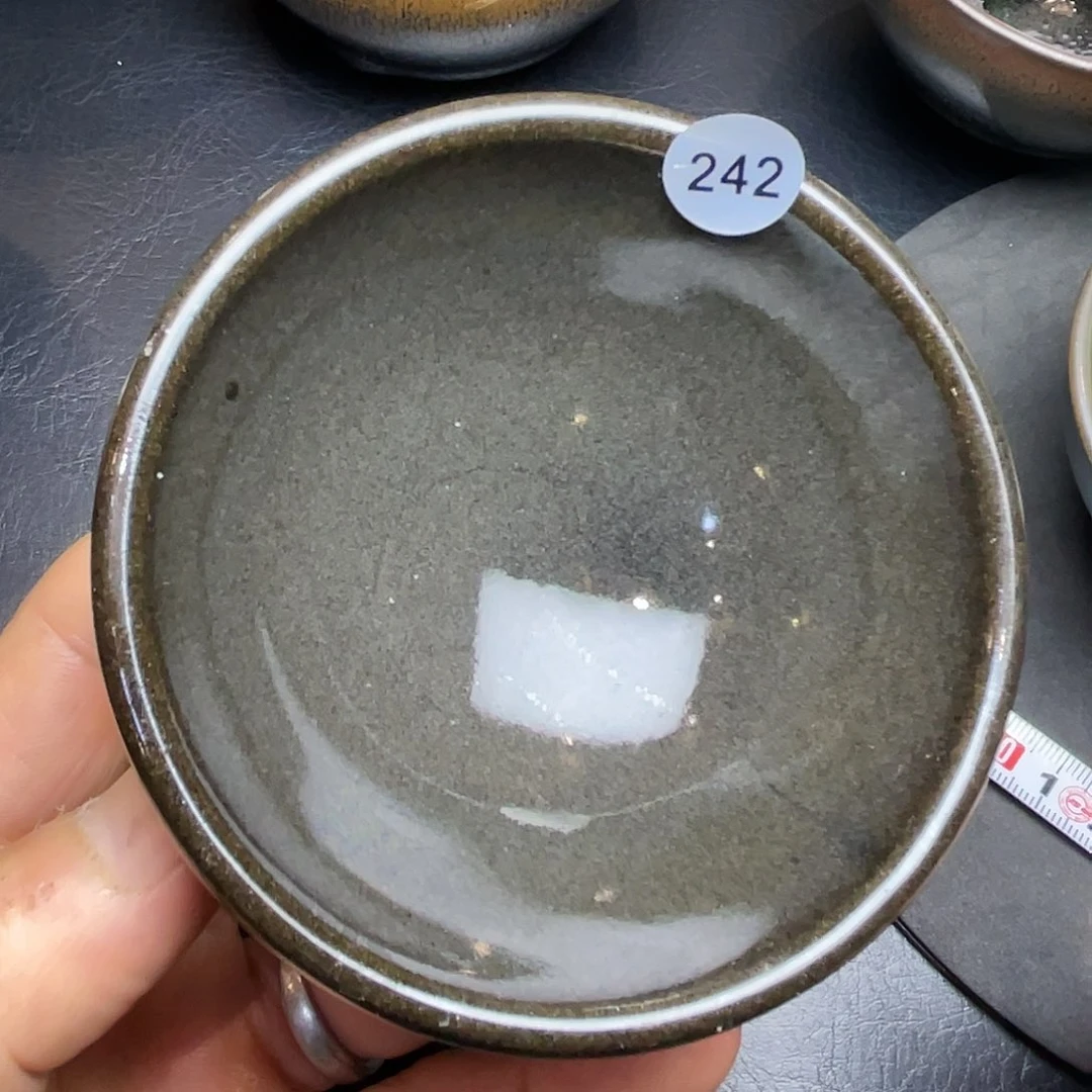 茶盏龙窑柴烧灰呗平口器型