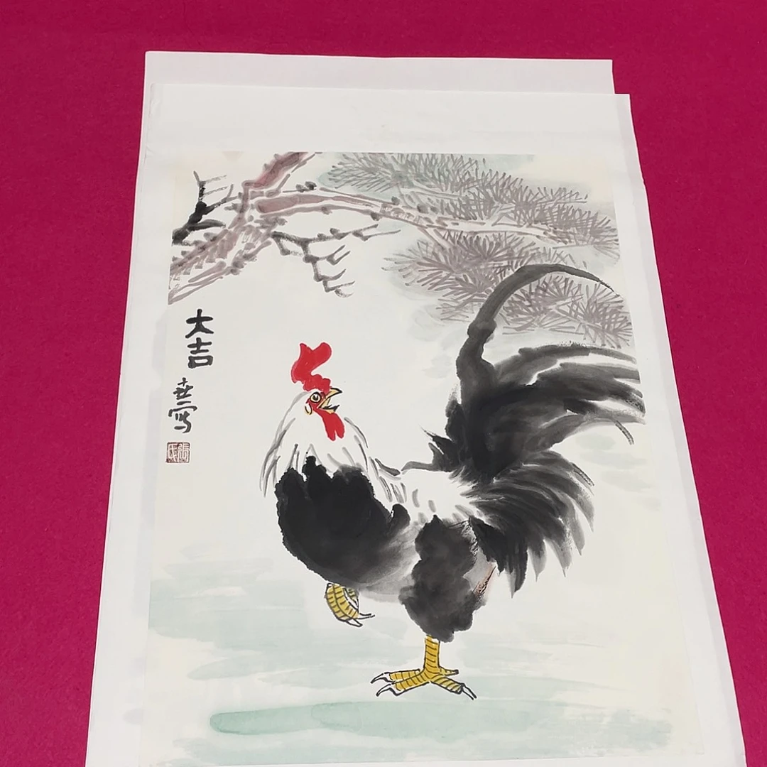 国画1.4平尺国画作品