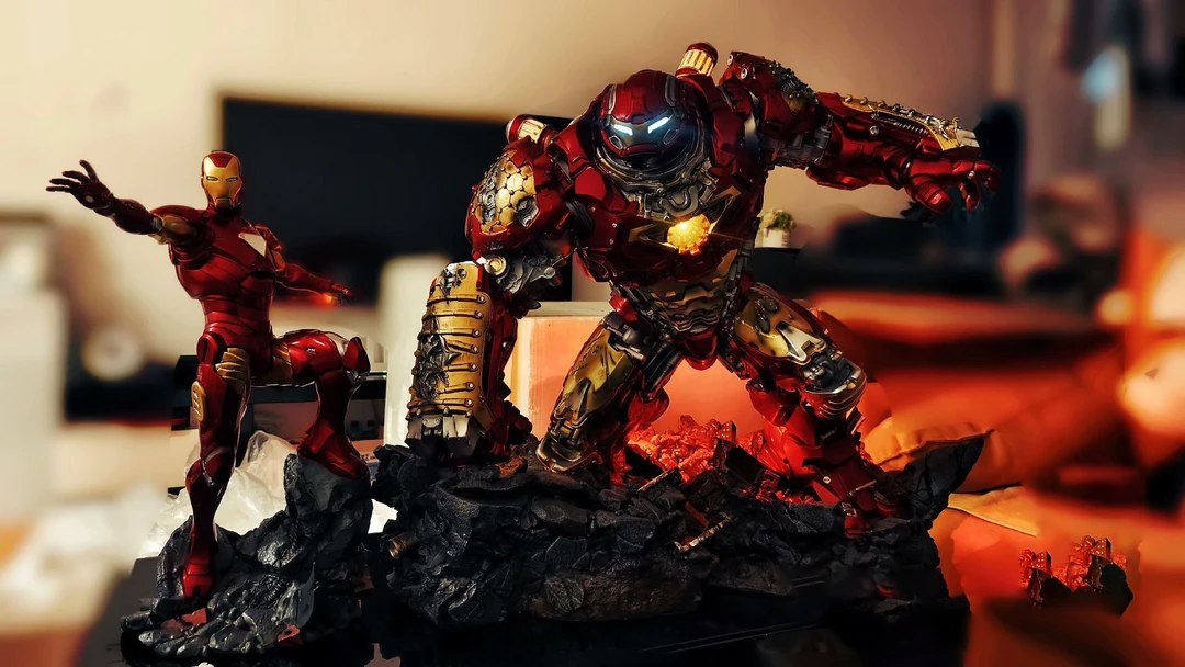 砸地反浩克可发光带替换件潮流摆件