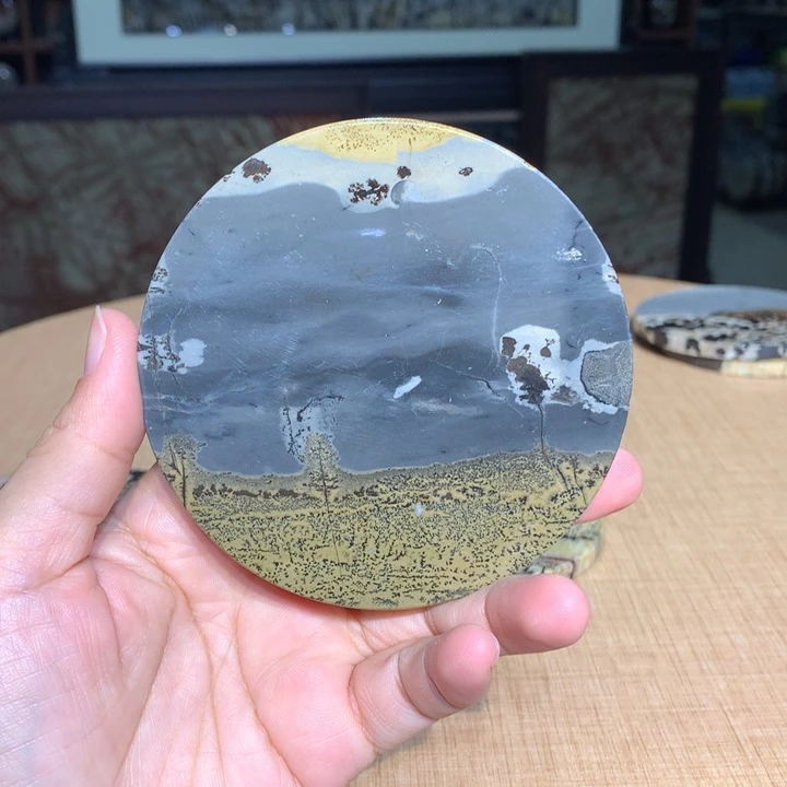 ，广西国画石摆件，收藏观赏