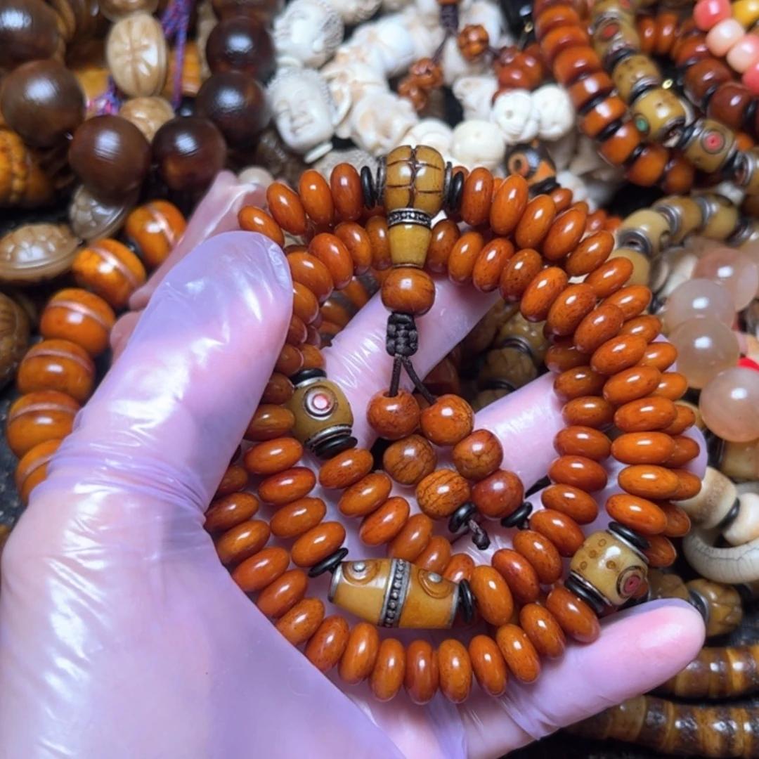 【闪购商品】牛骨手串/手链牛骨11×108颗