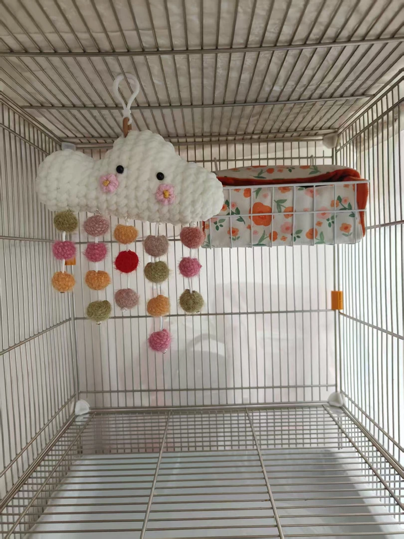 蜜袋鼯小宠攀爬玩具-云朵