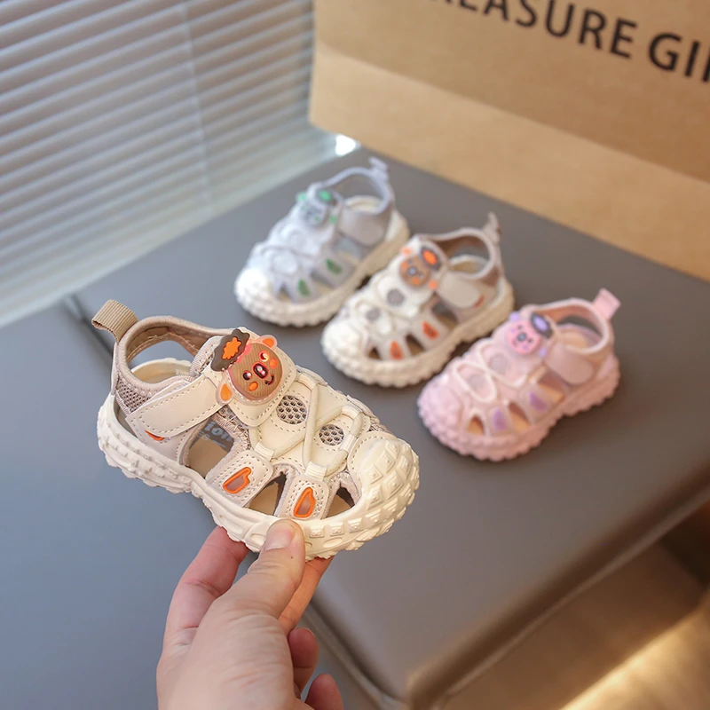 宝宝凉鞋男夏款包头婴儿走路软底防滑学步鞋女宝宝夏季婴幼儿鞋子