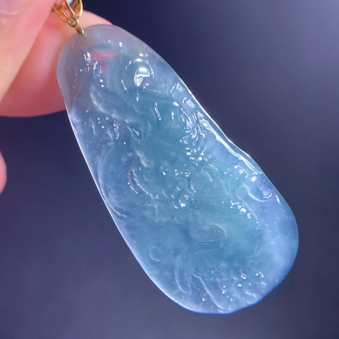 翡翠未镶嵌项圈天然A货翡翠