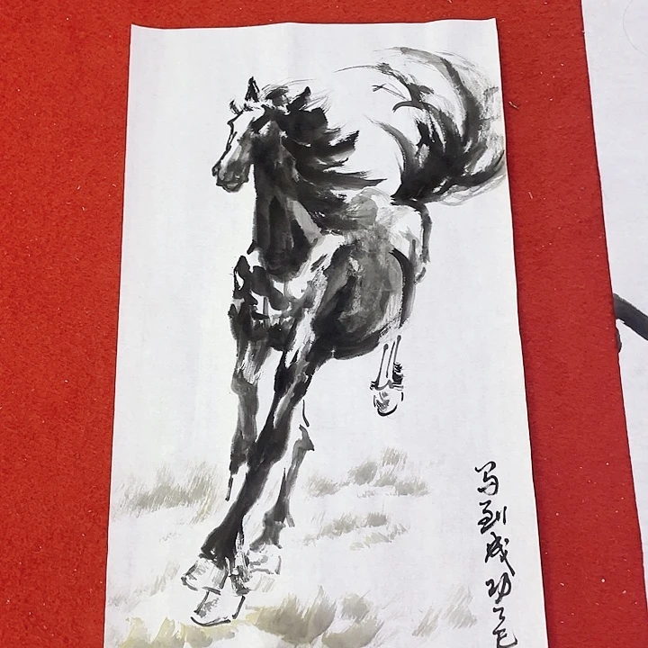 国画张圣敏先生纯手绘作品