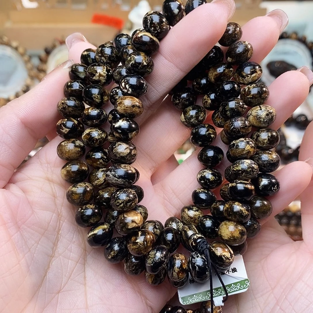 梦***翔琥珀未镶嵌手链9➕