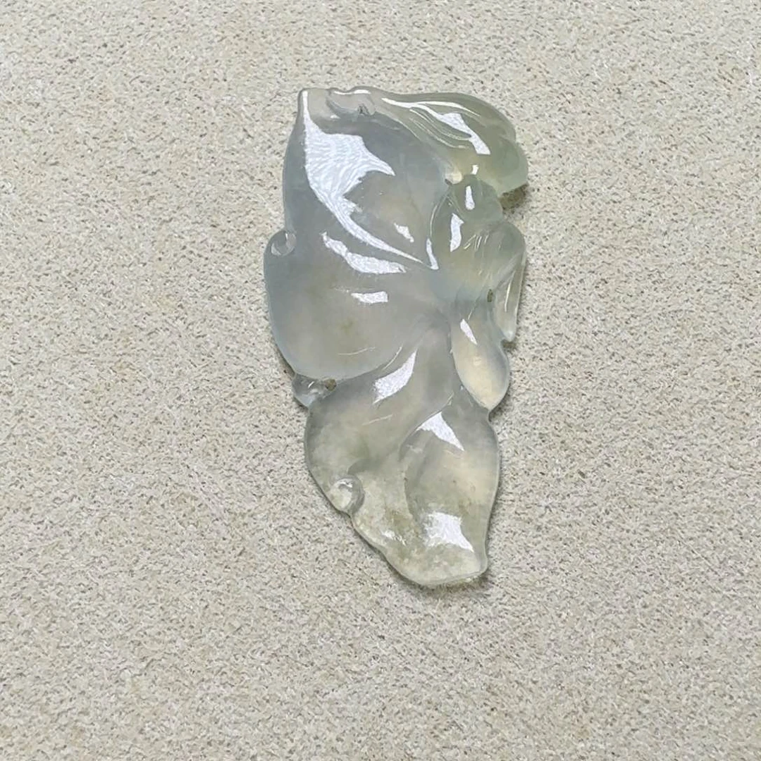 燕***飞翡翠配石天然A货翡翠仙子