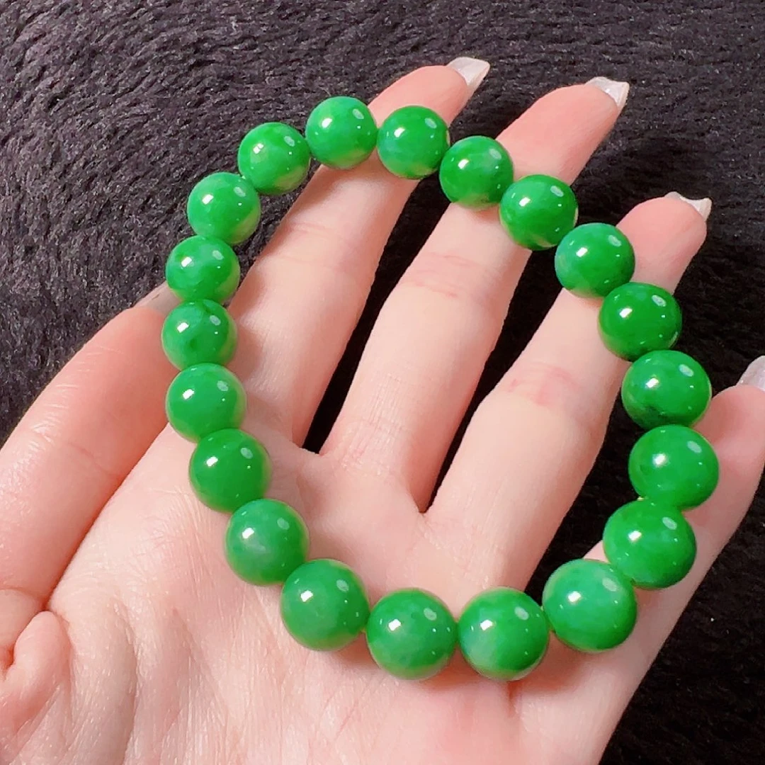 翡翠未镶嵌手串签收后24小时鉴赏期，过时不退