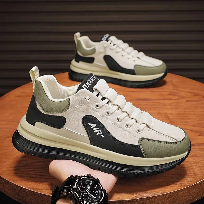 跨境福建晋江品牌男鞋帕拉鞋男款2024新款男士软底休闲鞋运动