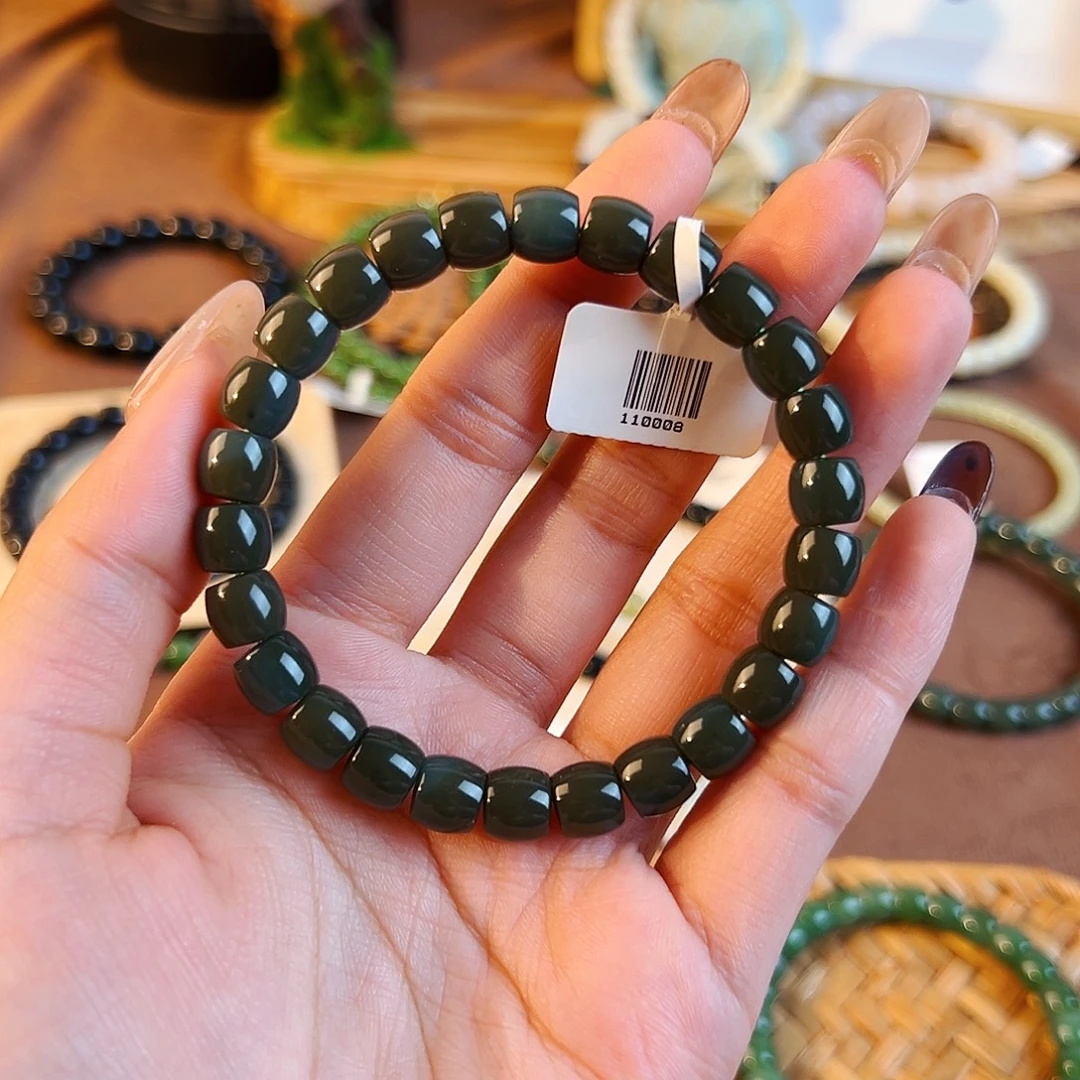 和田玉未镶嵌手串