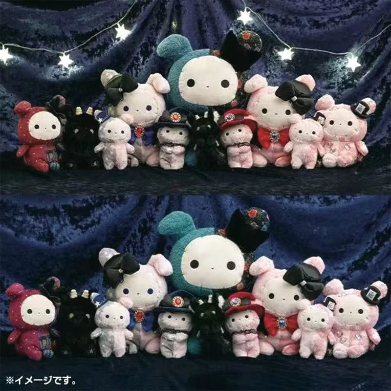日本san-x忧伤马戏团永恒魔法系列化妆镜化妆包收纳包毛绒公仔