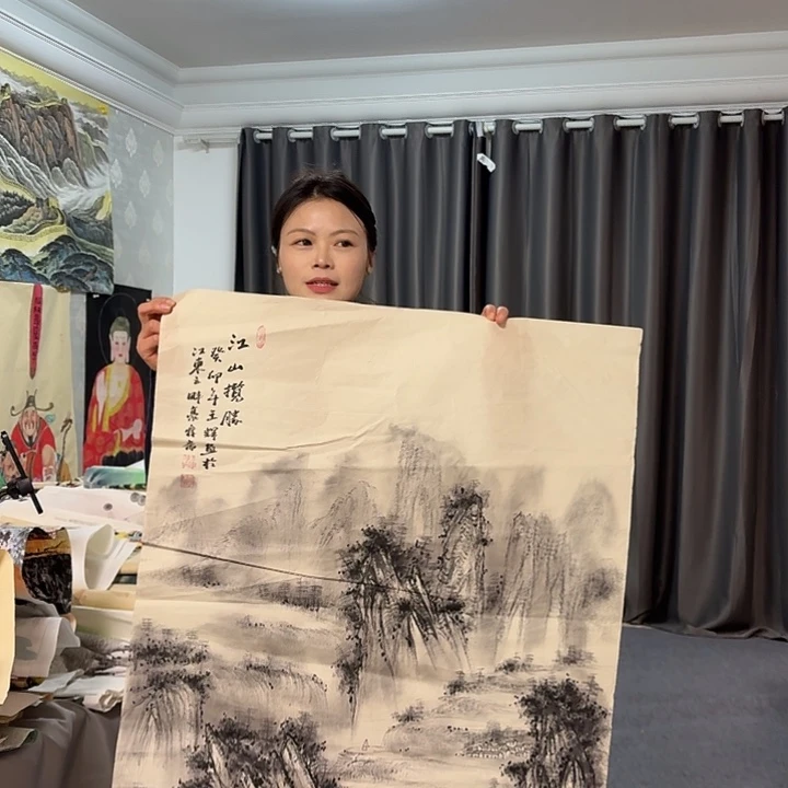 国画纯手绘图纯手绘纯手绘