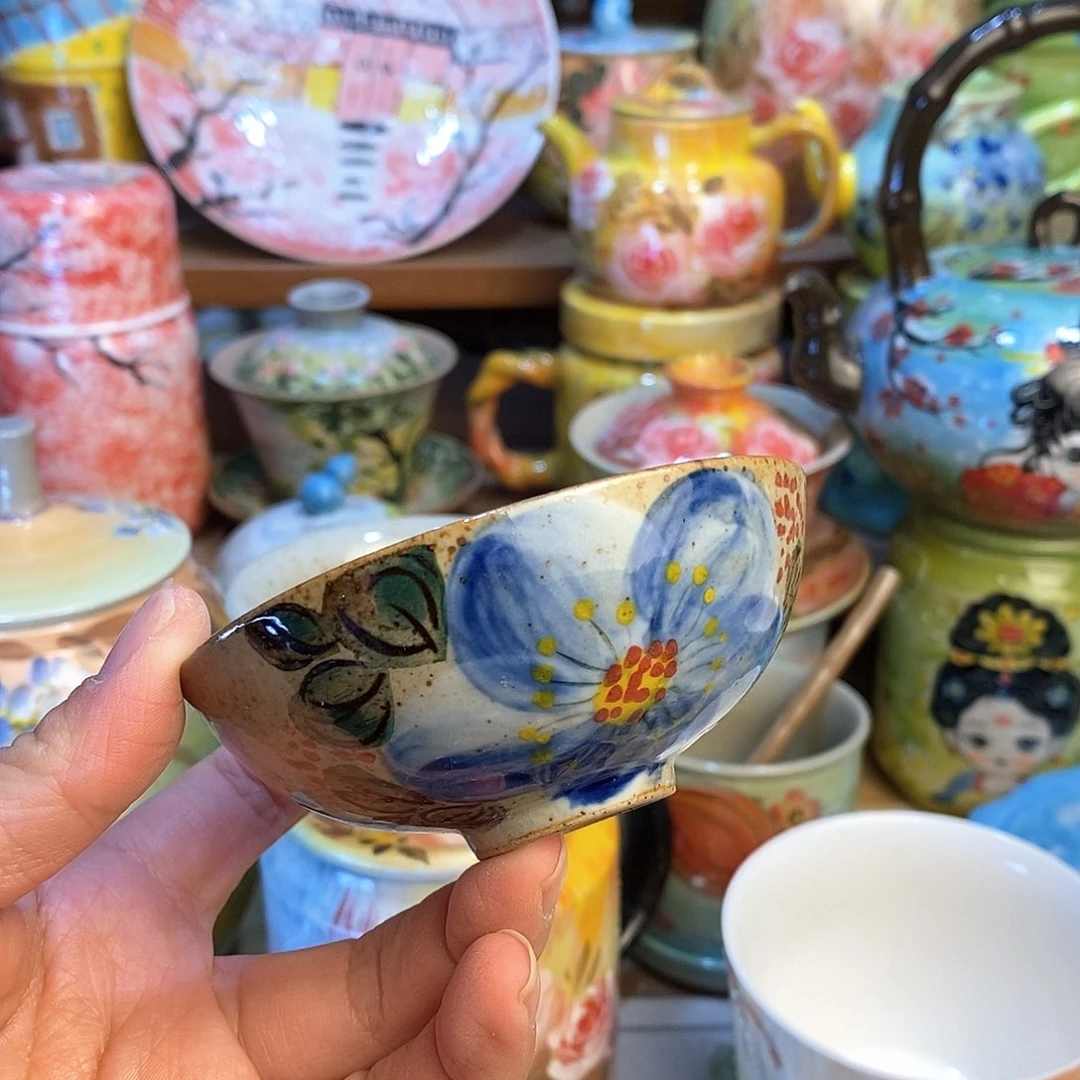 瓷片新年快乐福利多多 唐美人普耳杯