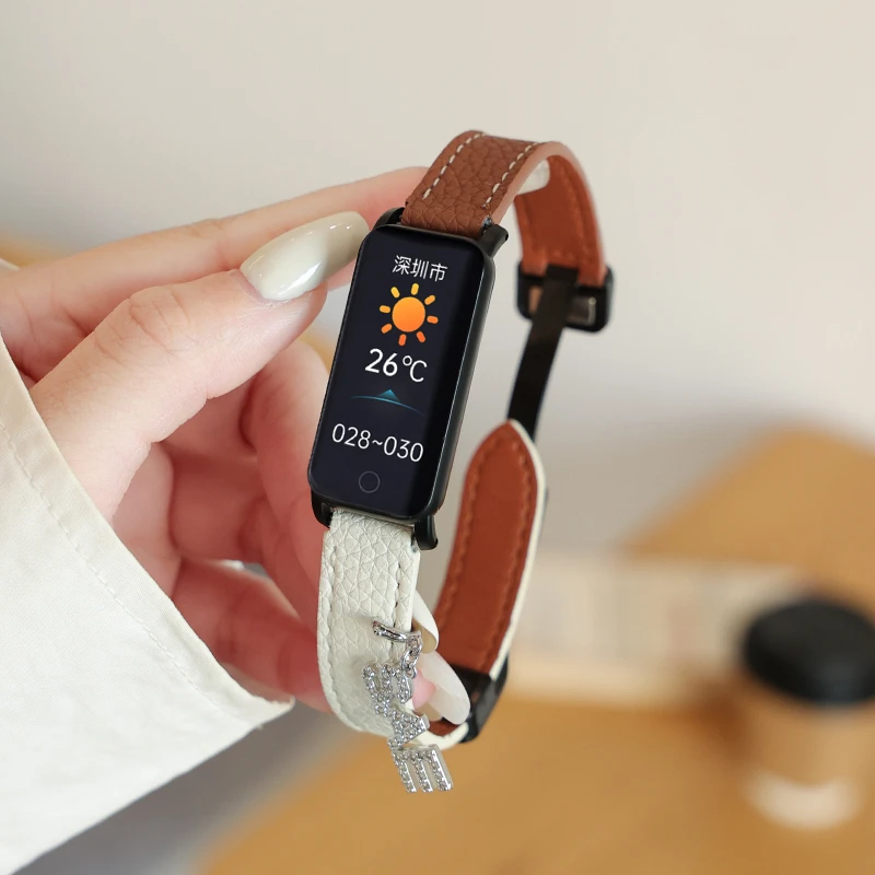 2025新款智能手环多功能提醒情侣心率支付监测健康跑步运动手表女