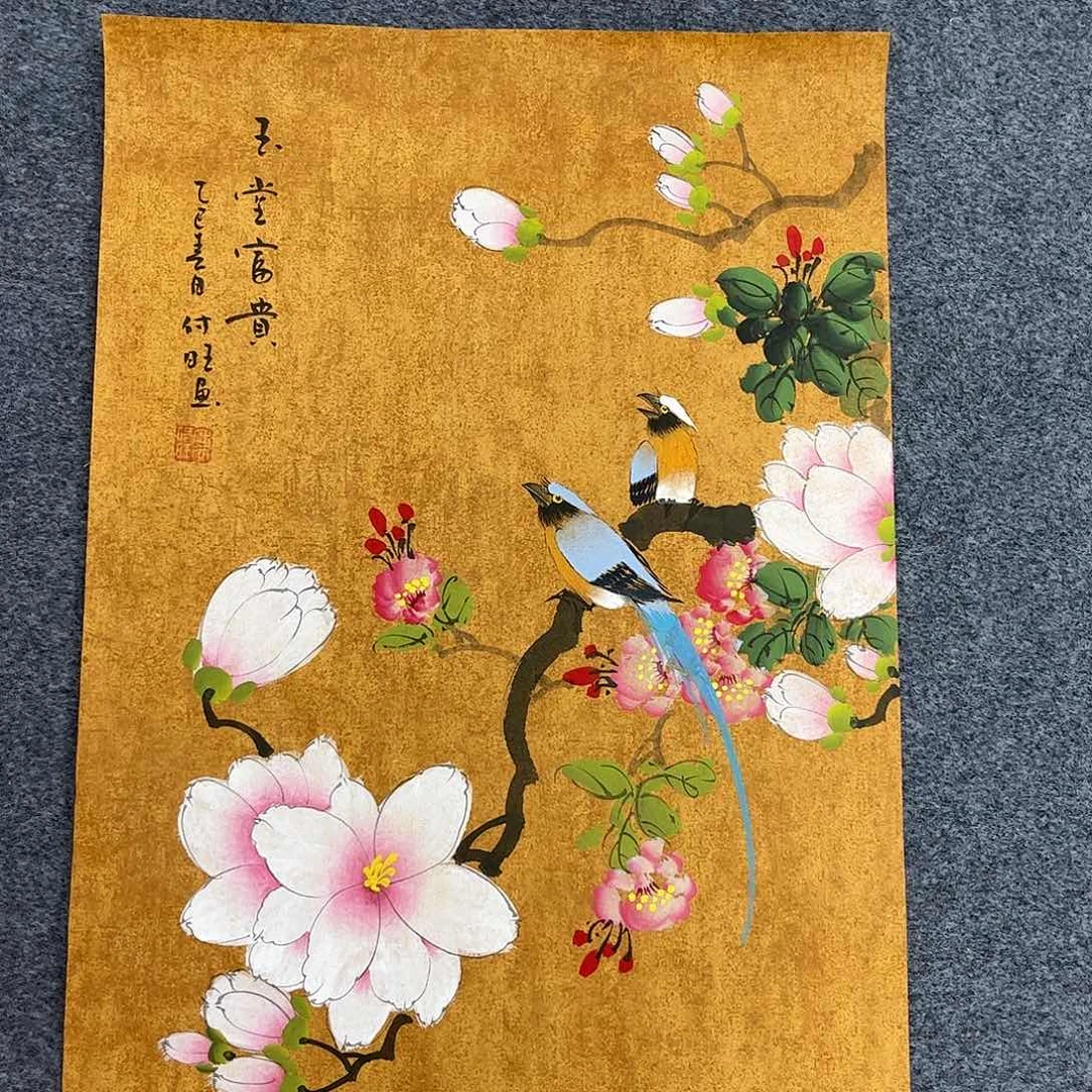 国画国画作品宣纸纯手绘