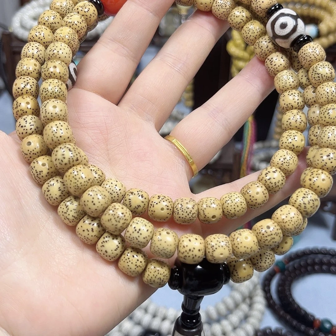 岛***屿星月菩提吊坠星月菩提子 原生态