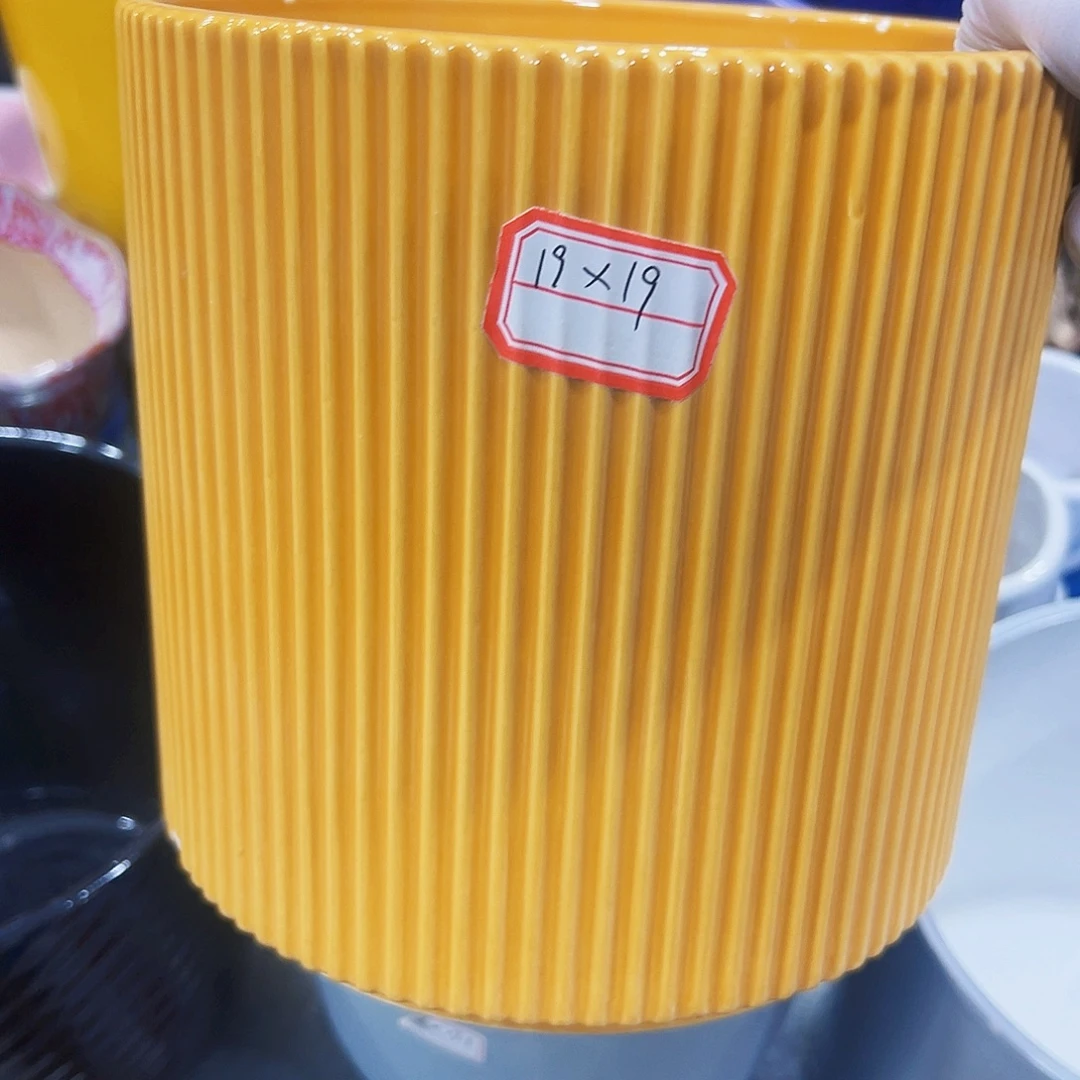 有孔，外贸尾单陶瓷花盆凑单10米包邮