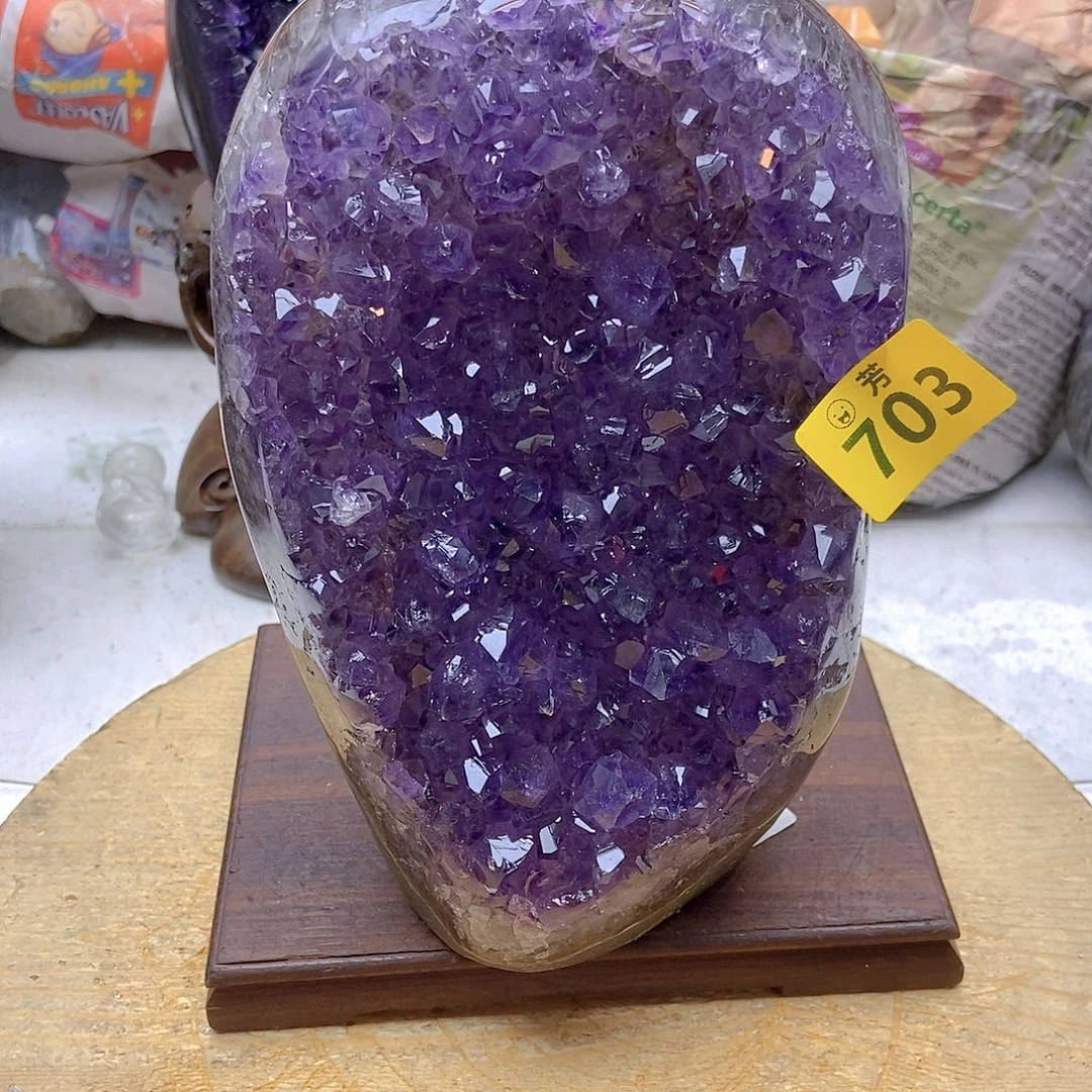 紫晶大型摆件（非配饰）未镶嵌刘*妖