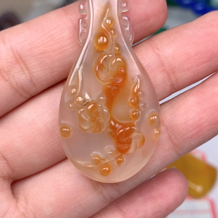 玛瑙/玉髓颈饰未镶嵌蓝****阁