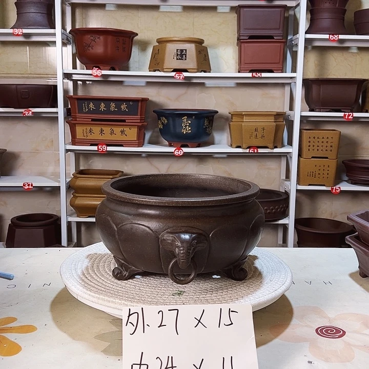 紫砂花盆紫砂花盆