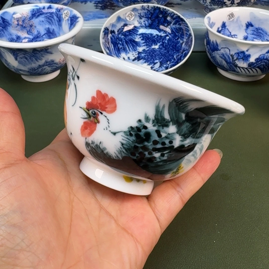 景德镇纯手绘茶具圆圆227