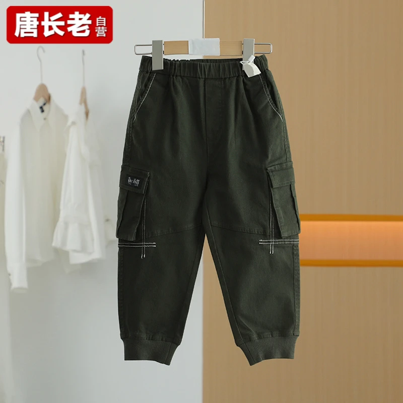 【唐长老自营】货号99429童装春秋新款工装休闲裤YTZ