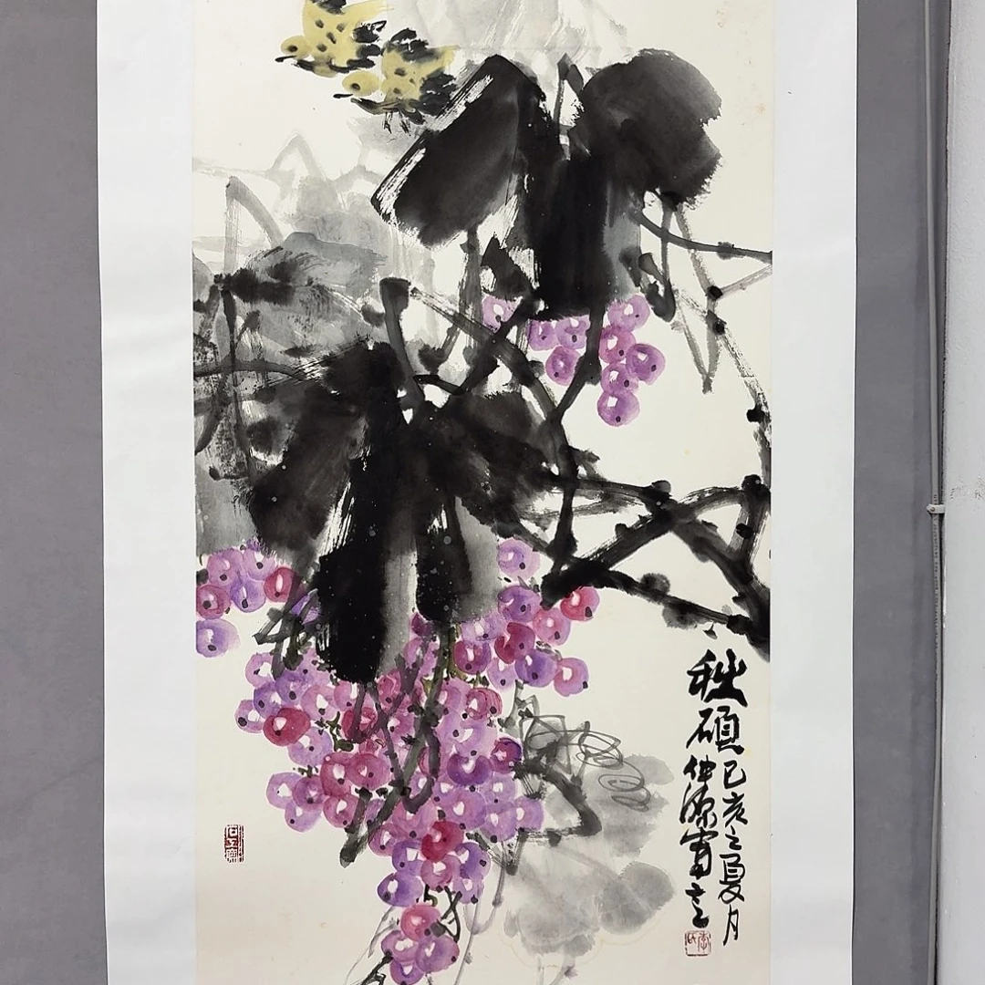 国画亲笔手绘放心去藏